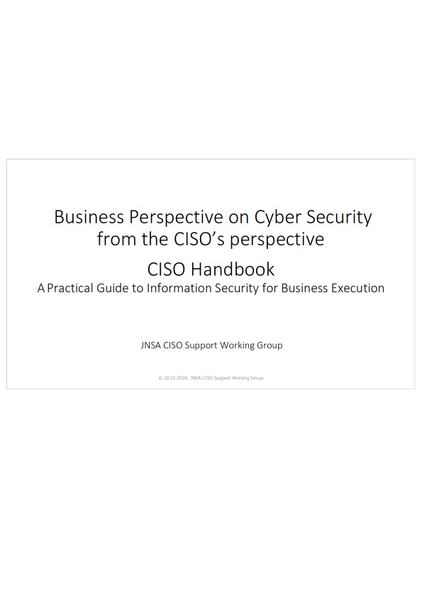 CISO Handbook